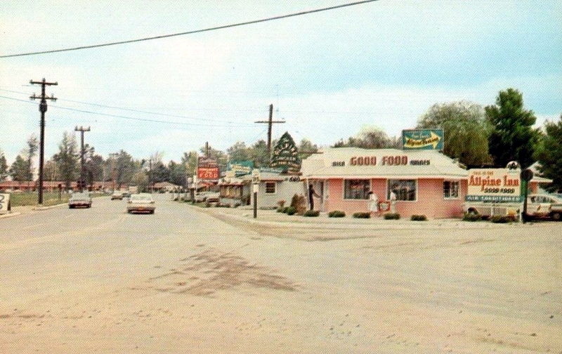 Alpine Inn - Vintage Postcard (newer photo)